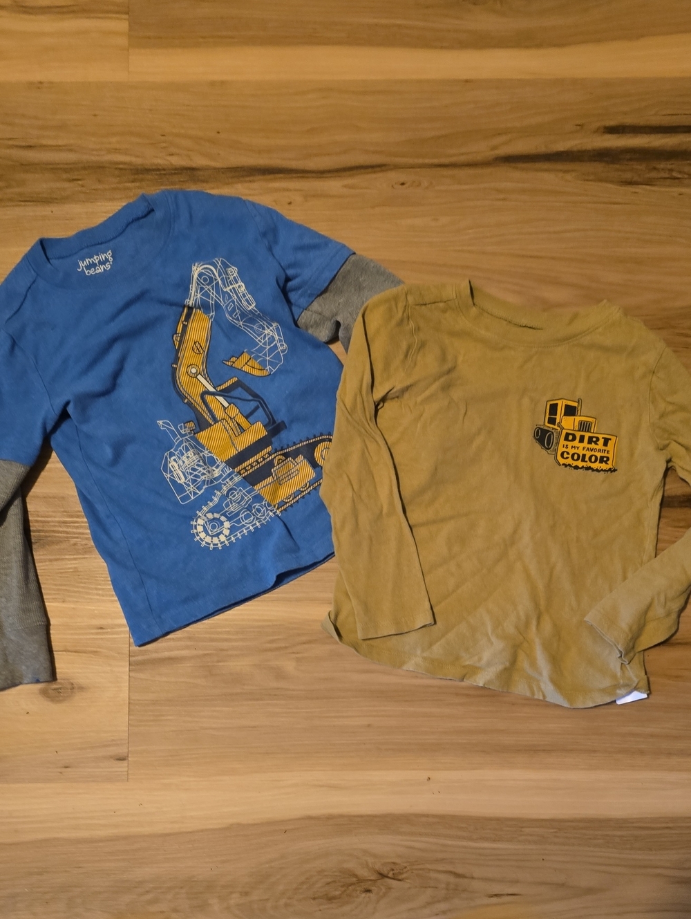 Boys Construction Long Sleeve Bundle 5/5T